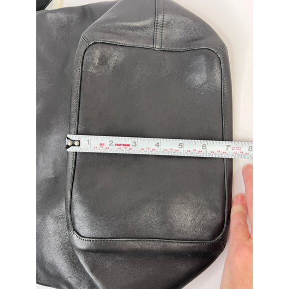 Coach Vintage Legacy Gloved Tan 9151 Black Leather Bucket Shoulder Bag - Picture 15 of 16